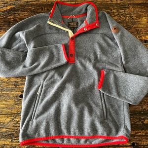 Burton quarter snap performance fleece, medium long sleeve